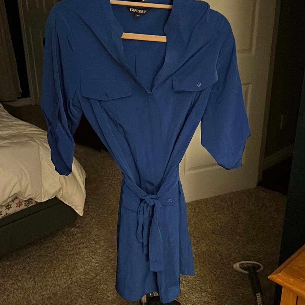 Express cobalt blue dress